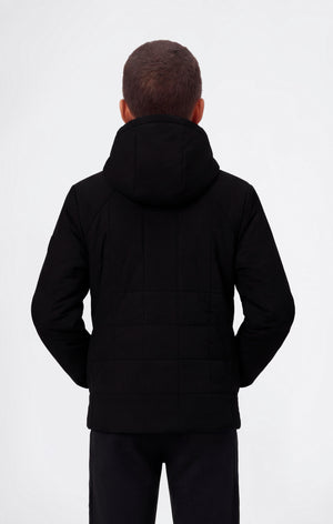 Boys’ Padded Full Zip Hooded Jacket
