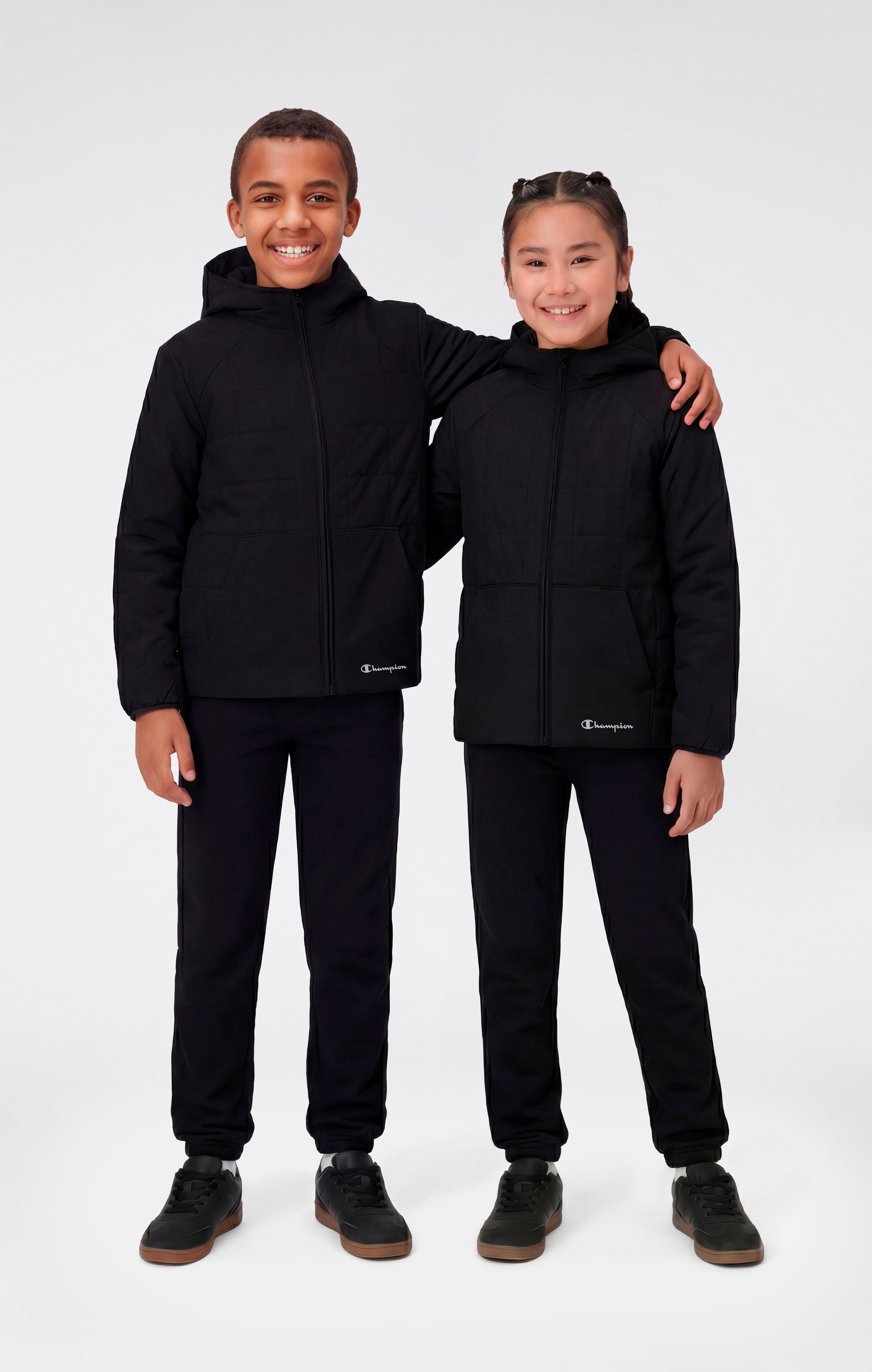 Boys’ Padded Full Zip Hooded Jacket
