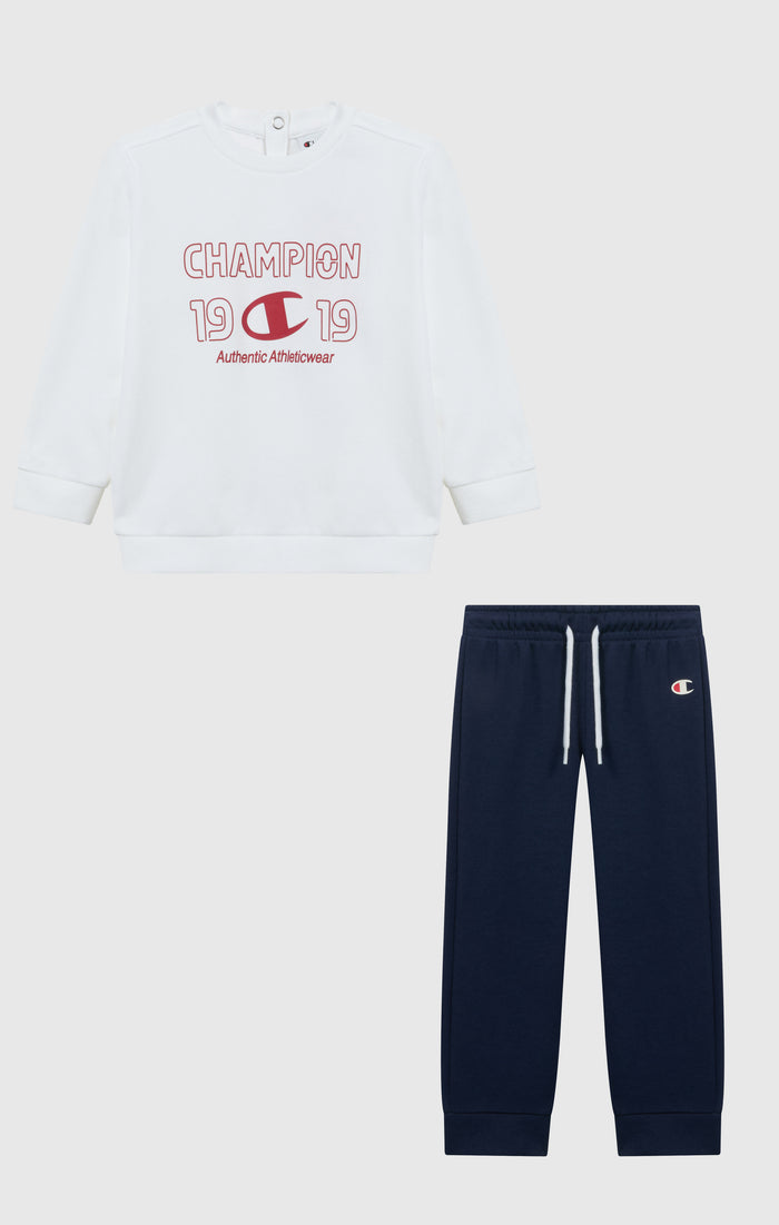 Baby Crewneck Sweatshirt and Pants Tracksuit with Graphic