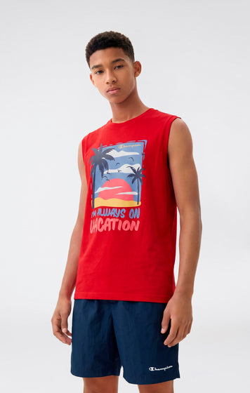Completo T-Shirt Senza Maniche e Costume da Bagno da Bambino