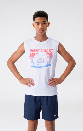 Completo T-Shirt Senza Maniche e Costume da Bagno da Bambino