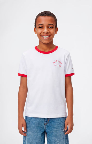 Camiseta Ringer con gráfico para niño