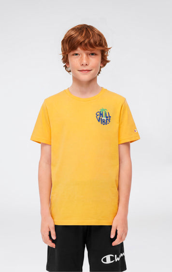 Camiseta gráfica de algodón para niño