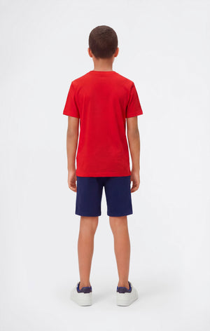 Boys’ Cotton T-Shirt and Shorts Set