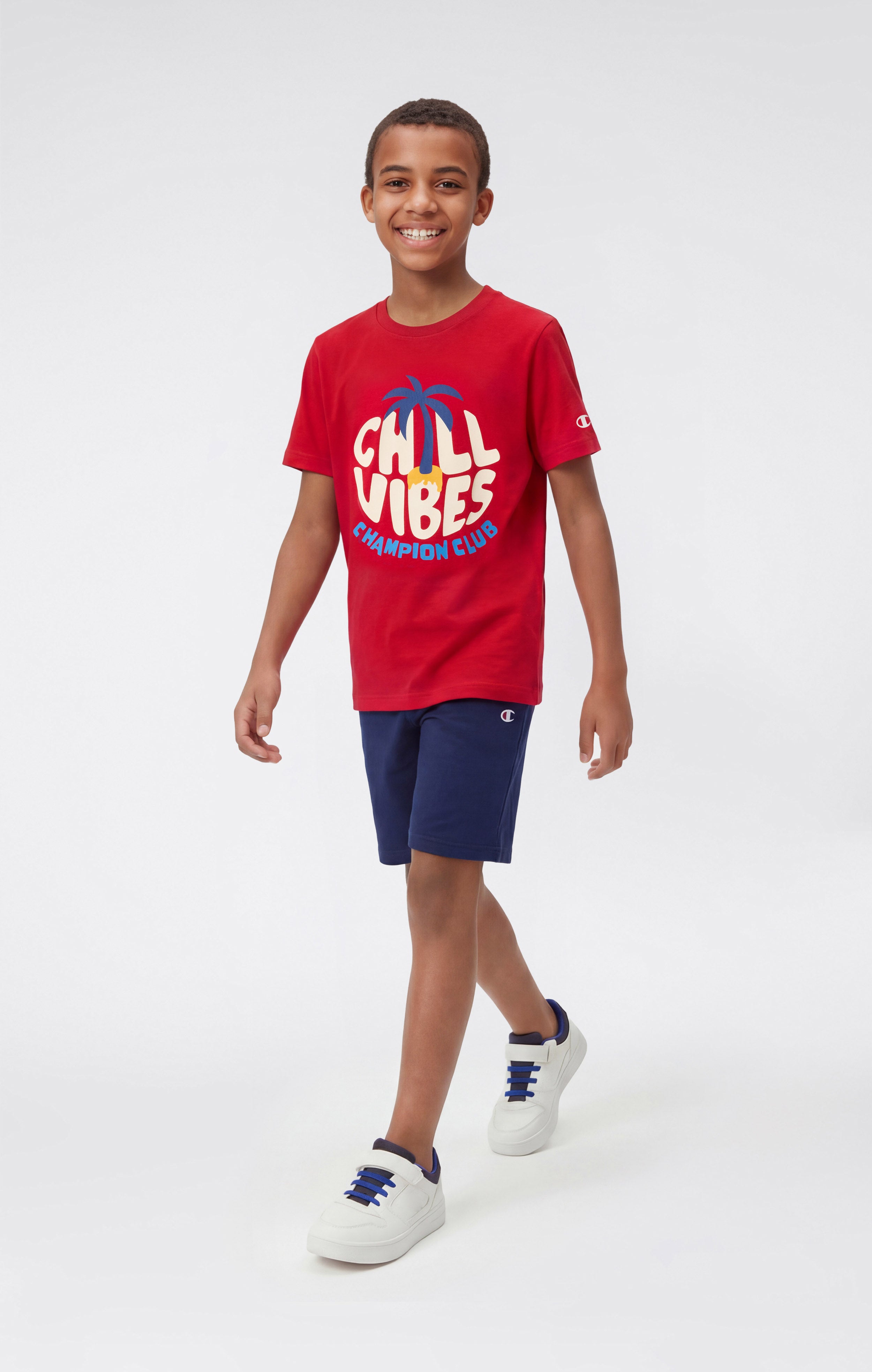 Boys’ Cotton T-Shirt and Shorts Set