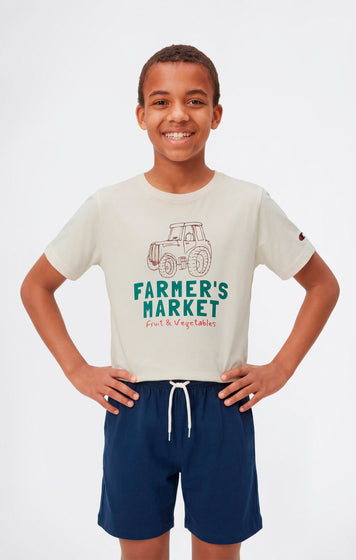 Completo T-Shirt e Pantaloncini in Cotone da Bambino
