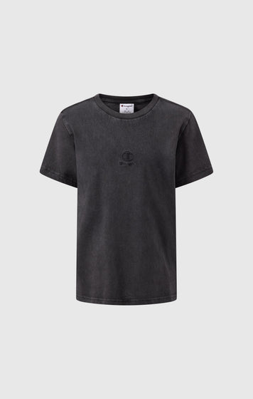 Camiseta de cuello redondo efecto lavado para niño Icons