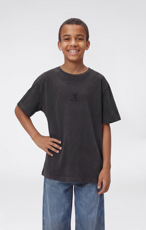 Jungen Crewneck T-Shirt im Washed-Look Icons