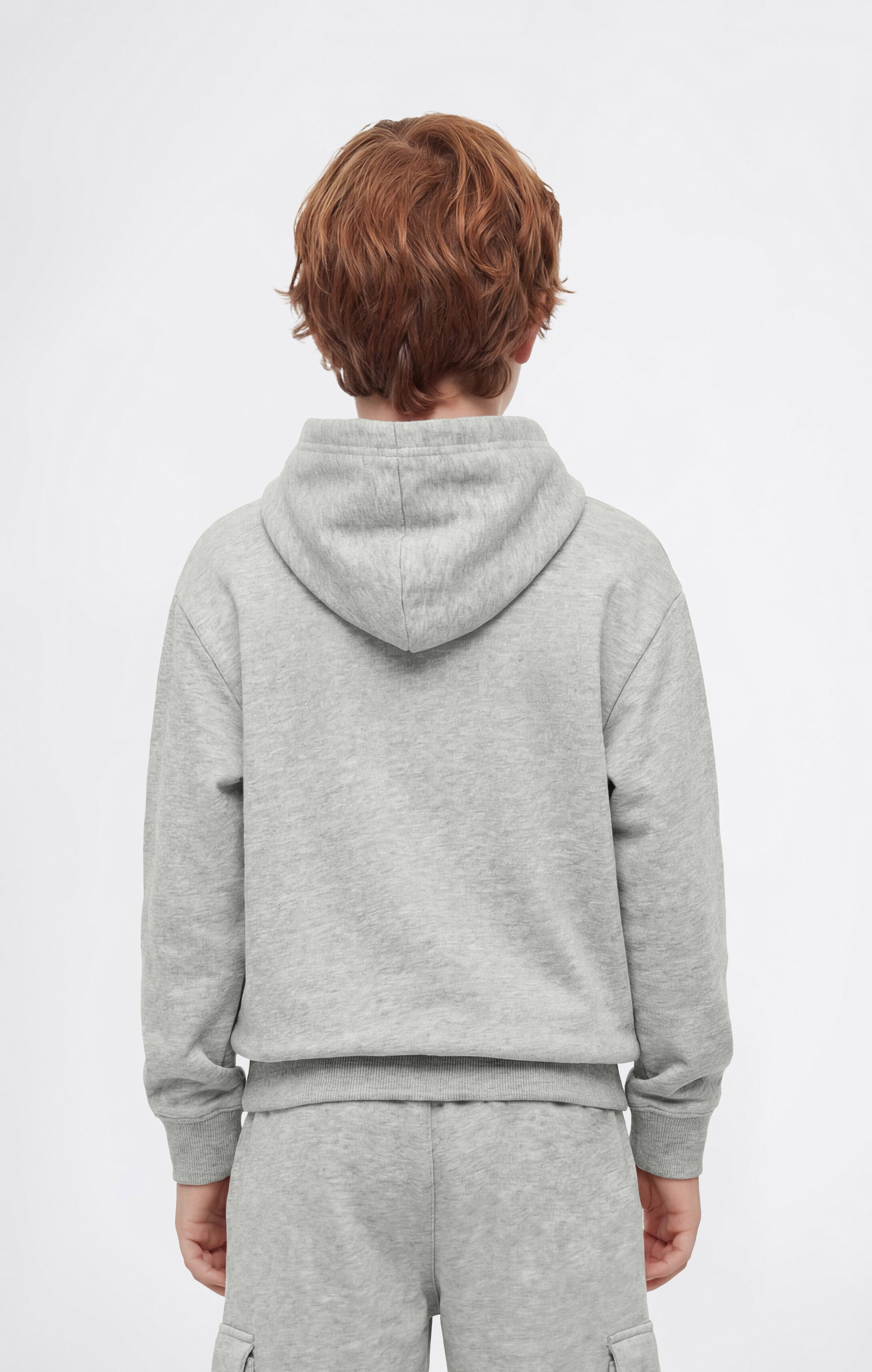 Boys’ Hooded Sweatshirt with Puff Print