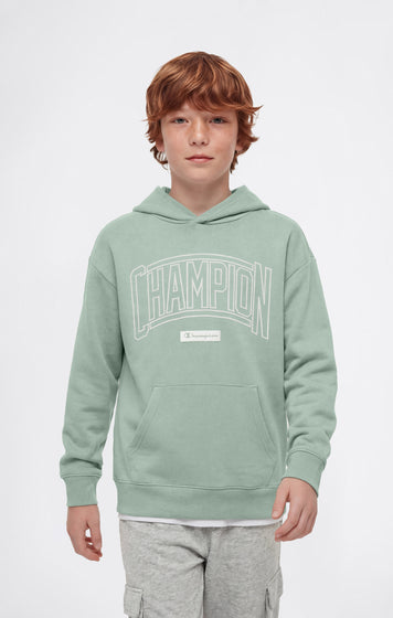 Sweat à capuche avec impression puff pour garçon
