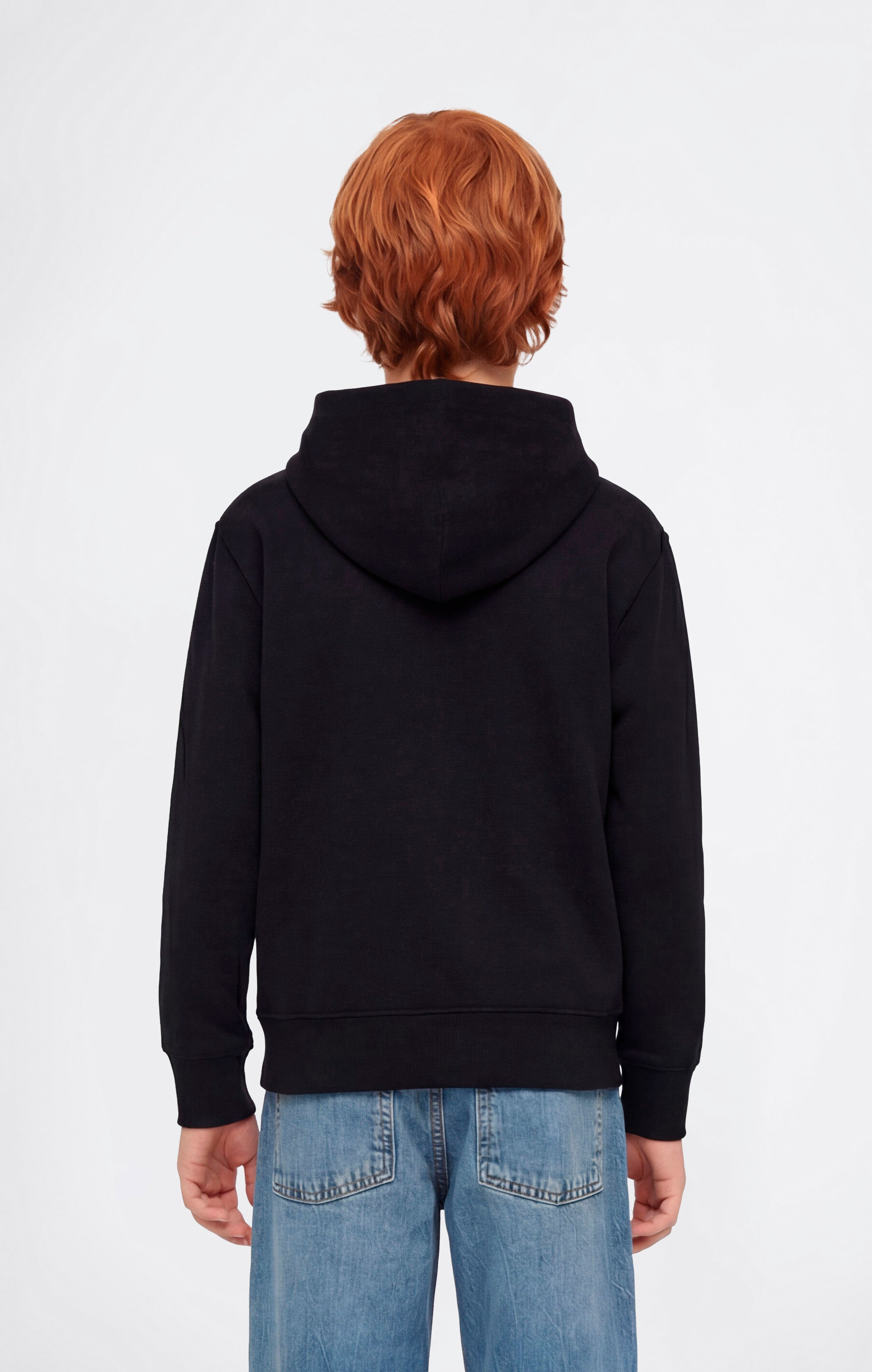 Boys’ Hooded Sweatshirt with Puff Print