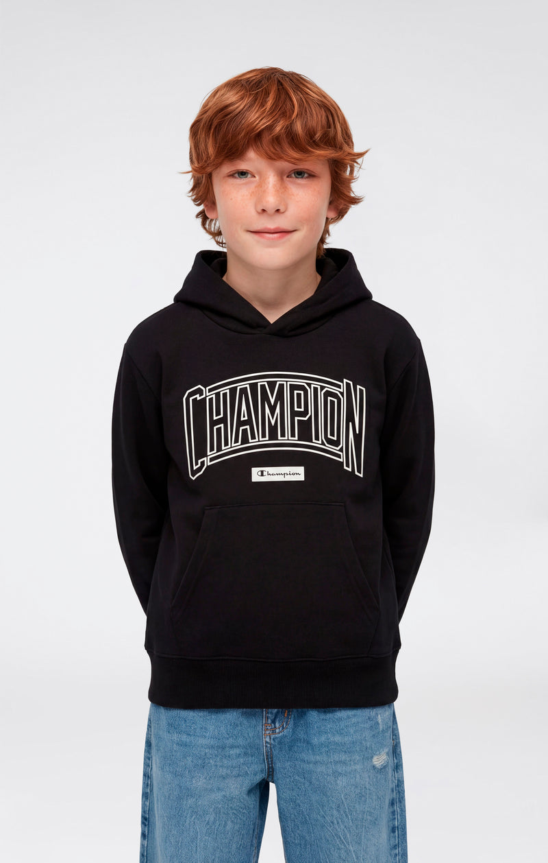 Boys’ Hooded Sweatshirt with Puff Print