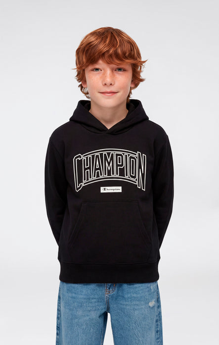 Jungen Kapuzen-Sweatshirt mit Puff-Print