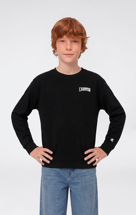 Boys’ Crewneck Sweatshirt with Puff Print