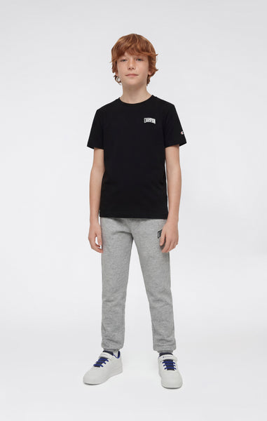 Pantalon à bas élastiqué avec impression puff pour garçon