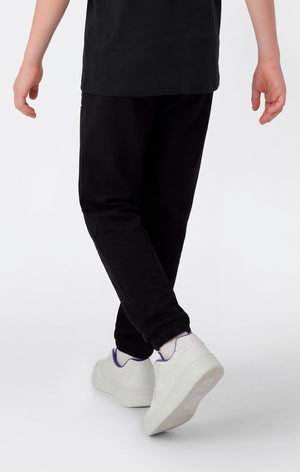 Boys’ Elastic Cuff Pants with Puff Print