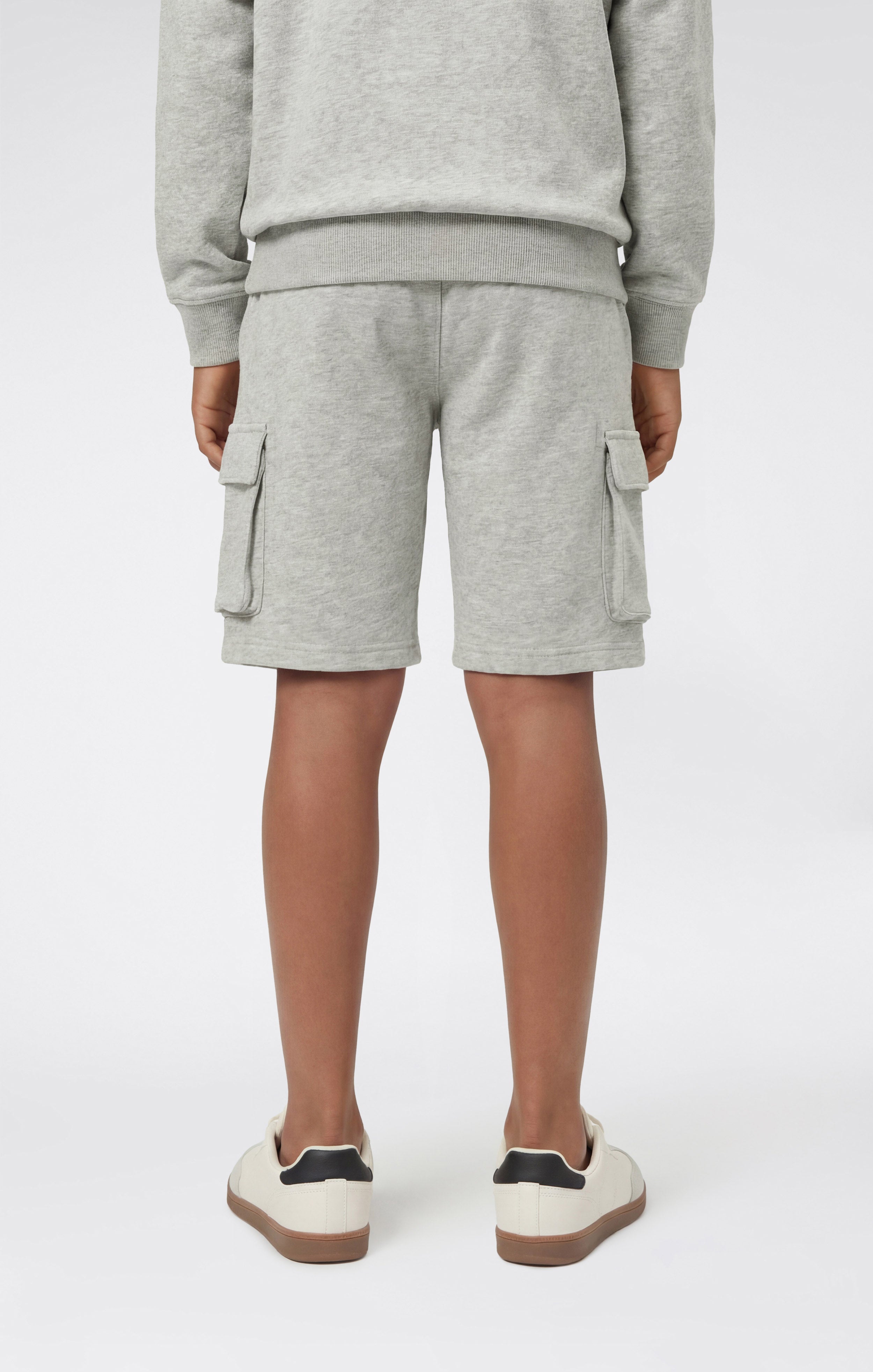 Boys’ Cargo Shorts with Puff Print