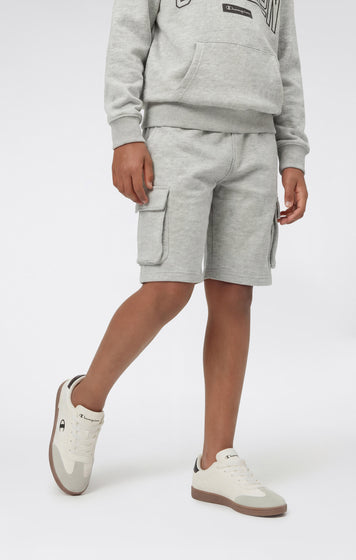 Pantaloncini Cargo con Stampa Puff Print da Bambino