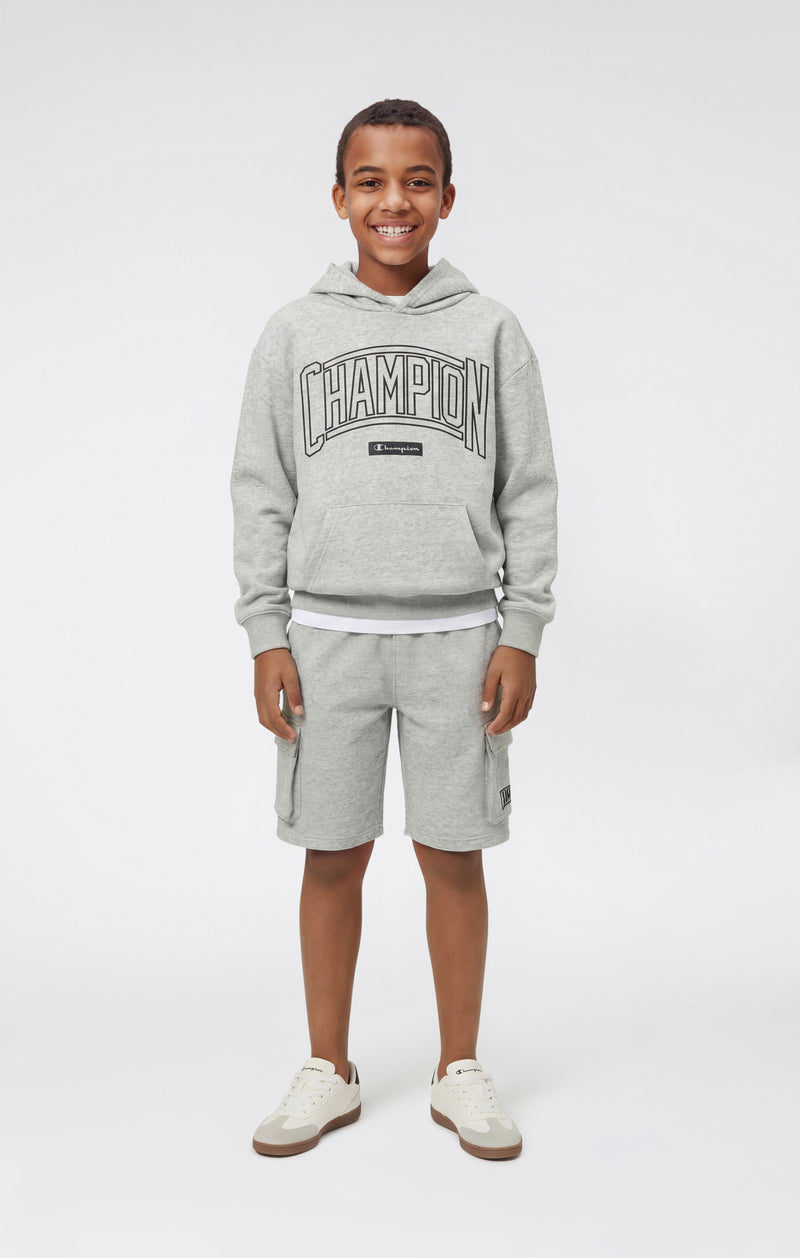 Boys’ Cargo Shorts with Puff Print