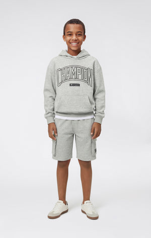 Boys’ Cargo Shorts with Puff Print