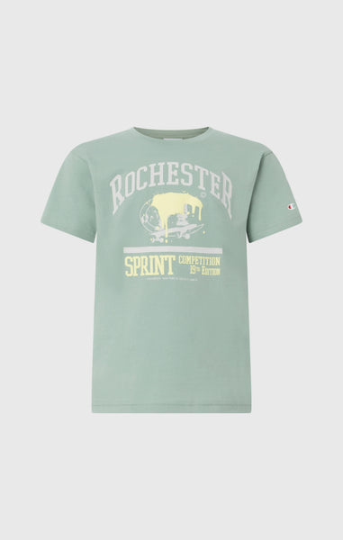 Jungen Rundhals-T-Shirt mit Puff-Print