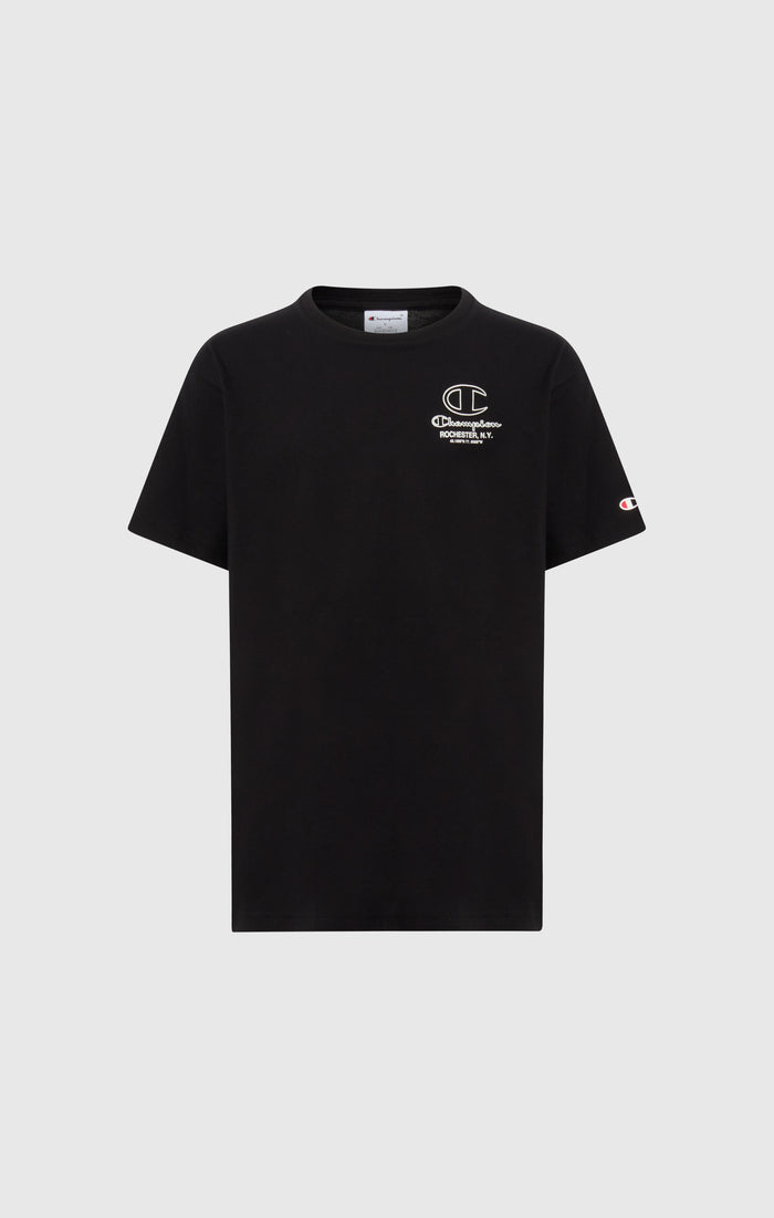 Boys’ Crewneck T-shirt with Puff Print