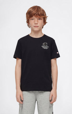 Boys’ Crewneck T-shirt with Puff Print
