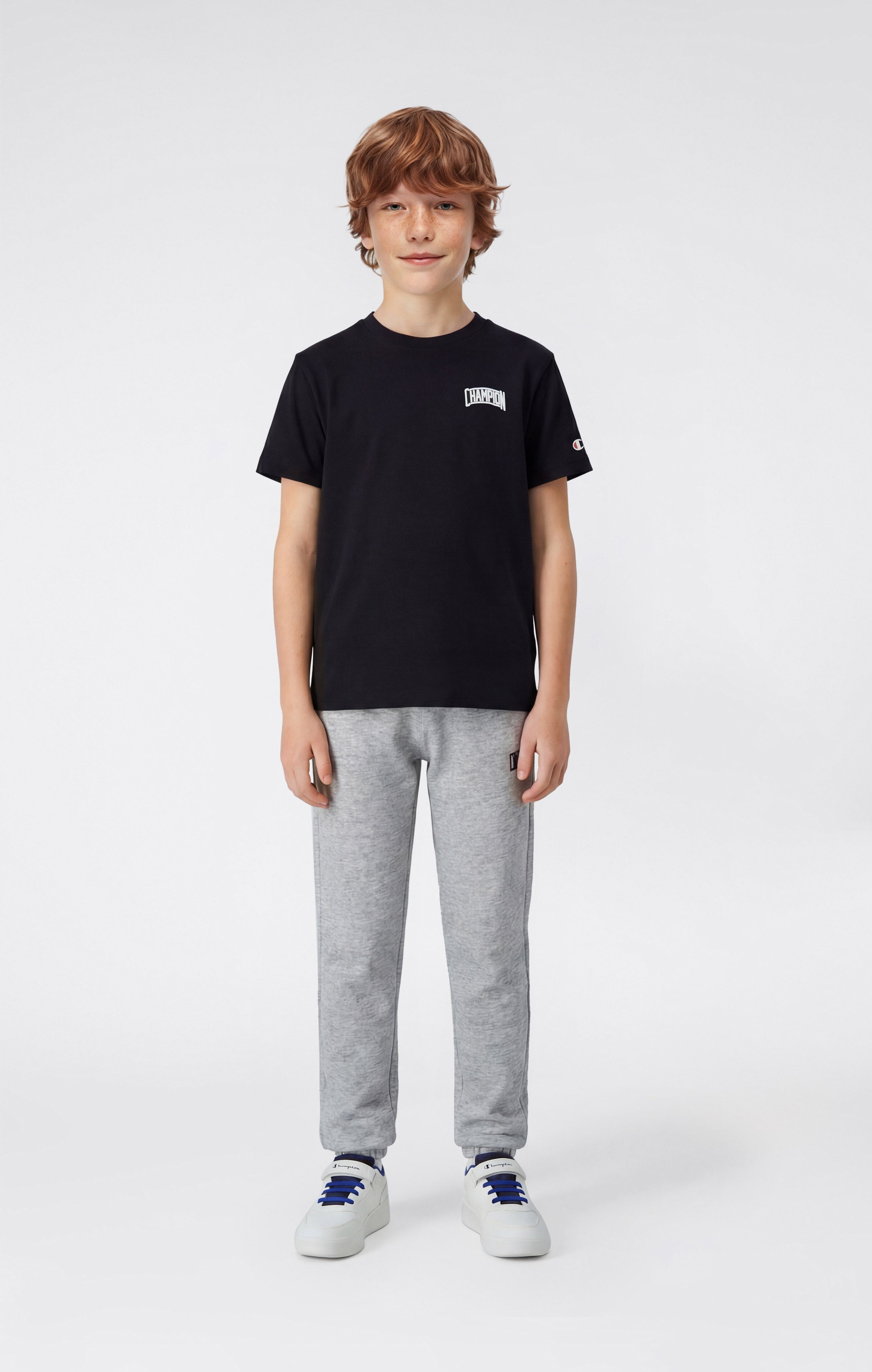 Boys’ Crewneck T-shirt with Puff Print