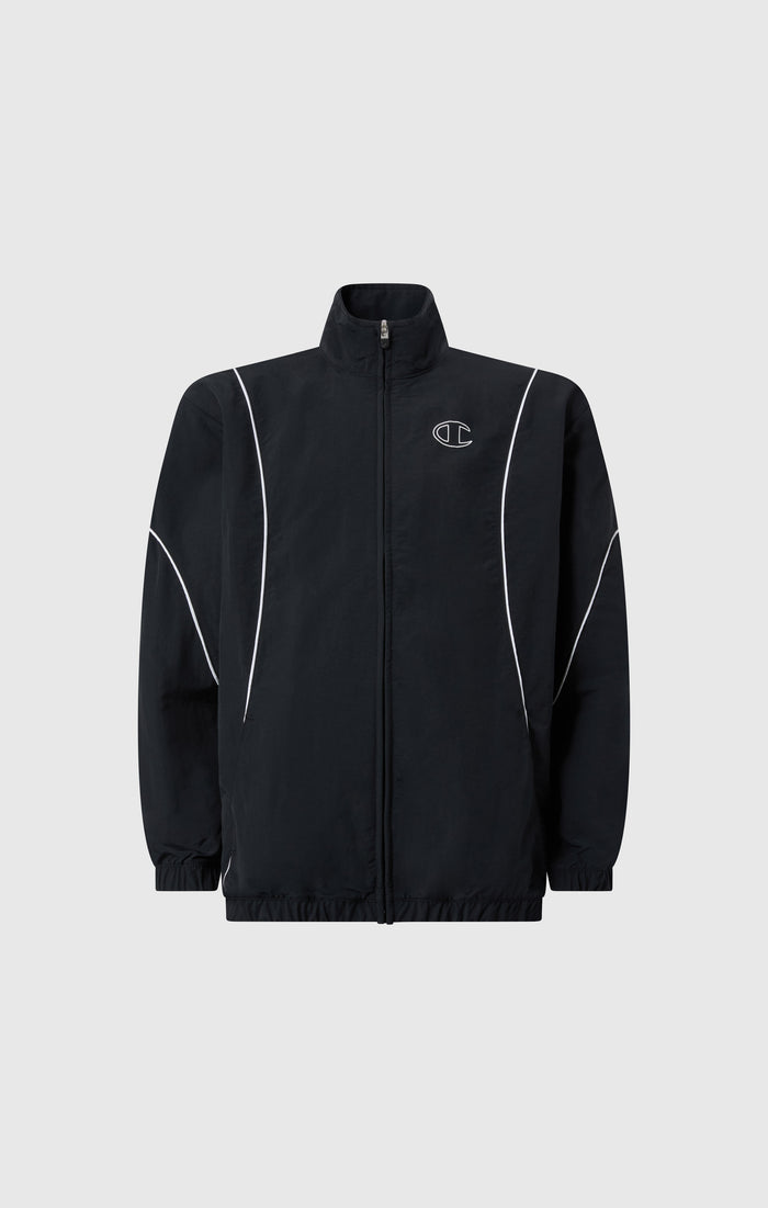 Boys’ Hooded Full Zip Top In Lightweight Nylon