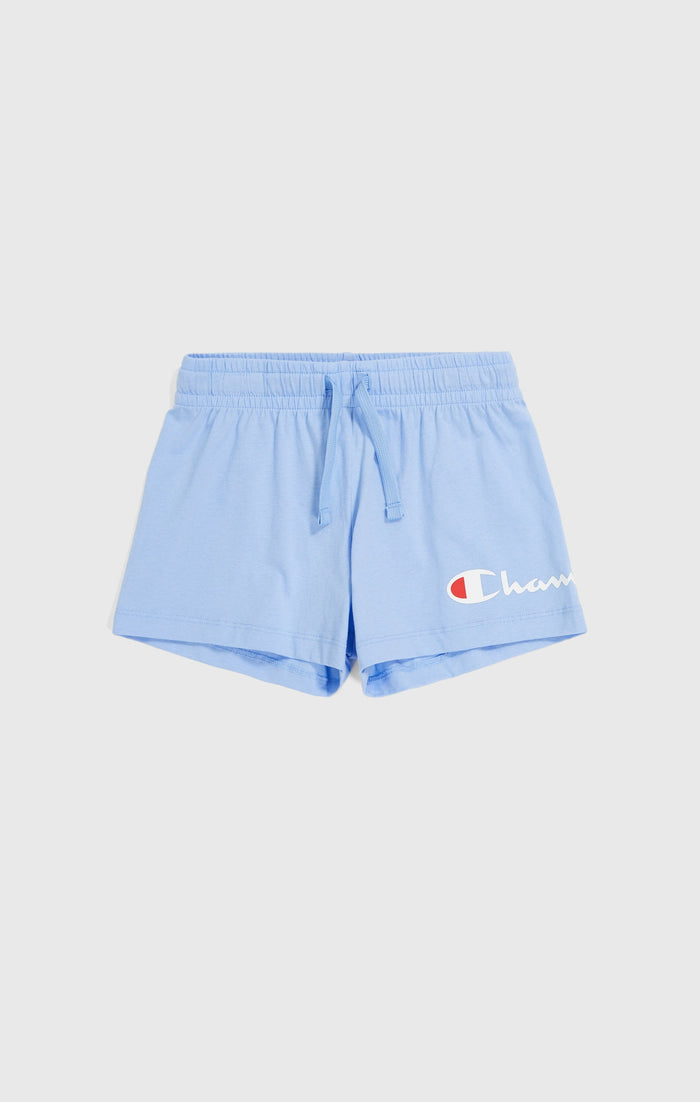 Short en coton à logo Champion - Filles