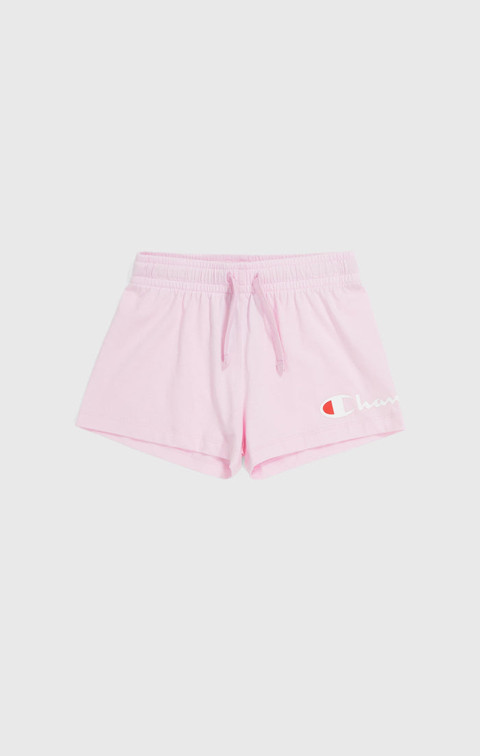 Short en coton à logo Champion - Filles