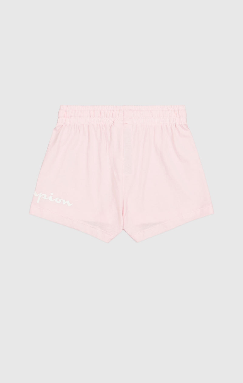 Girls' Lightweight Cotton Shorts with Champion Logo