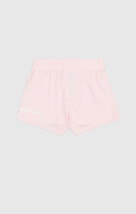 Girls' Lightweight Cotton Shorts with Champion Logo