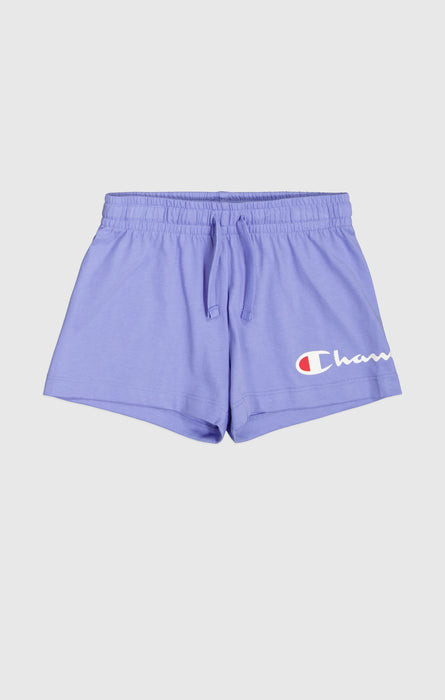 Girls' Lightweight Cotton Shorts with Champion Logo