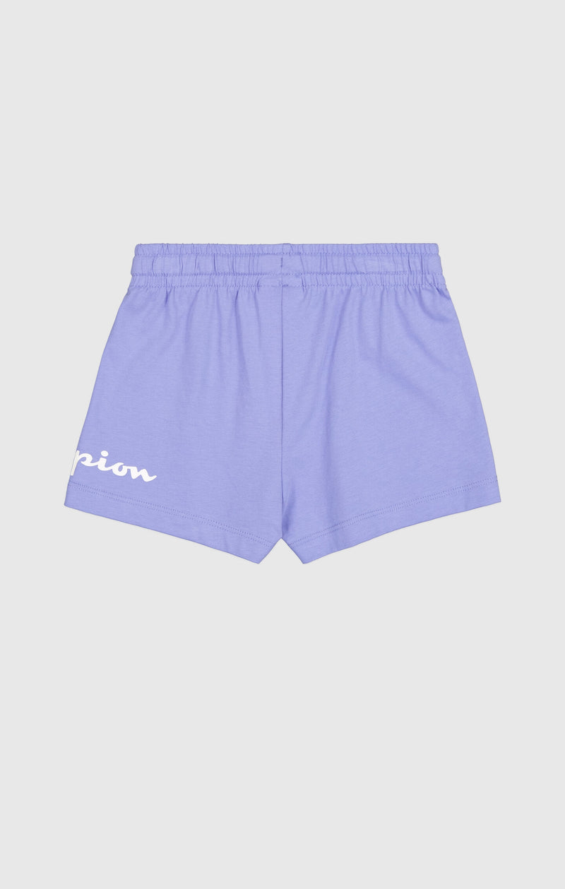 Girls' Lightweight Cotton Shorts with Champion Logo