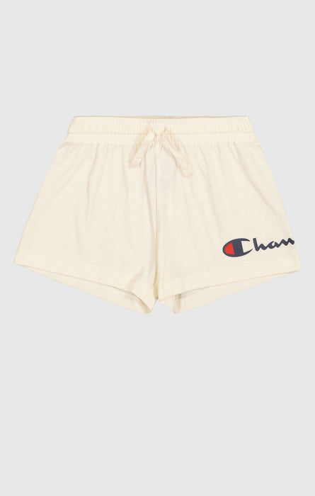 Short Léger en Coton avec Logo Champion Fille