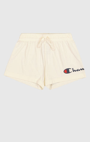 Pantaloncini Leggeri in Cotone con Logo Champion da Bambina