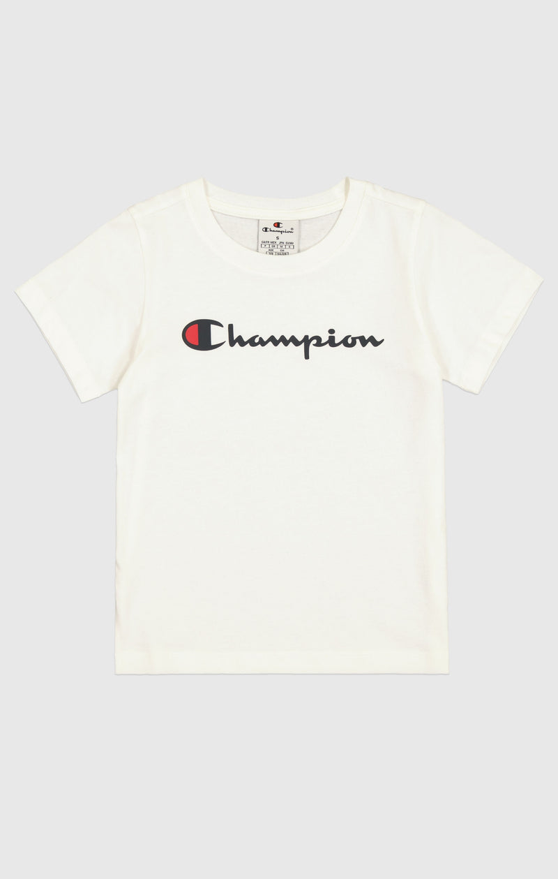 Champion Crewneck T Shirt Champion Fille T-shirt Crewneck Noir