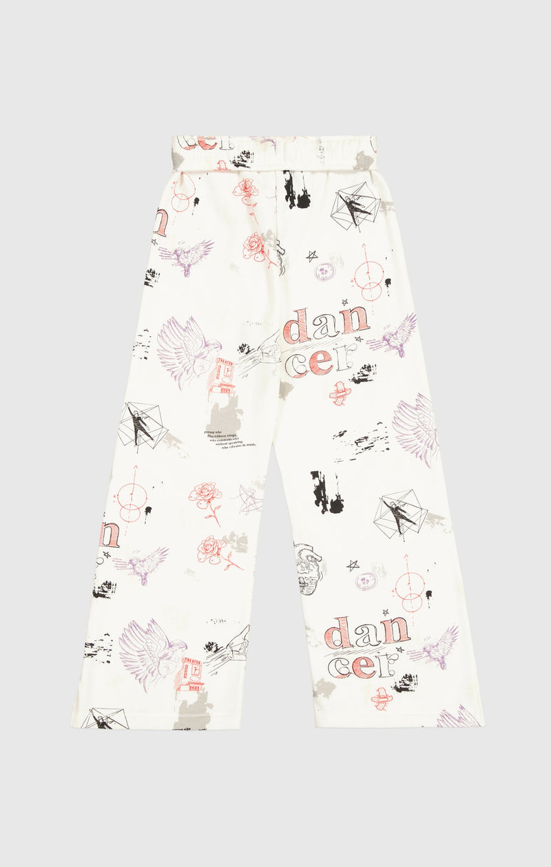 Jogginghose für Mädchen mit Allover-Grafik-Print