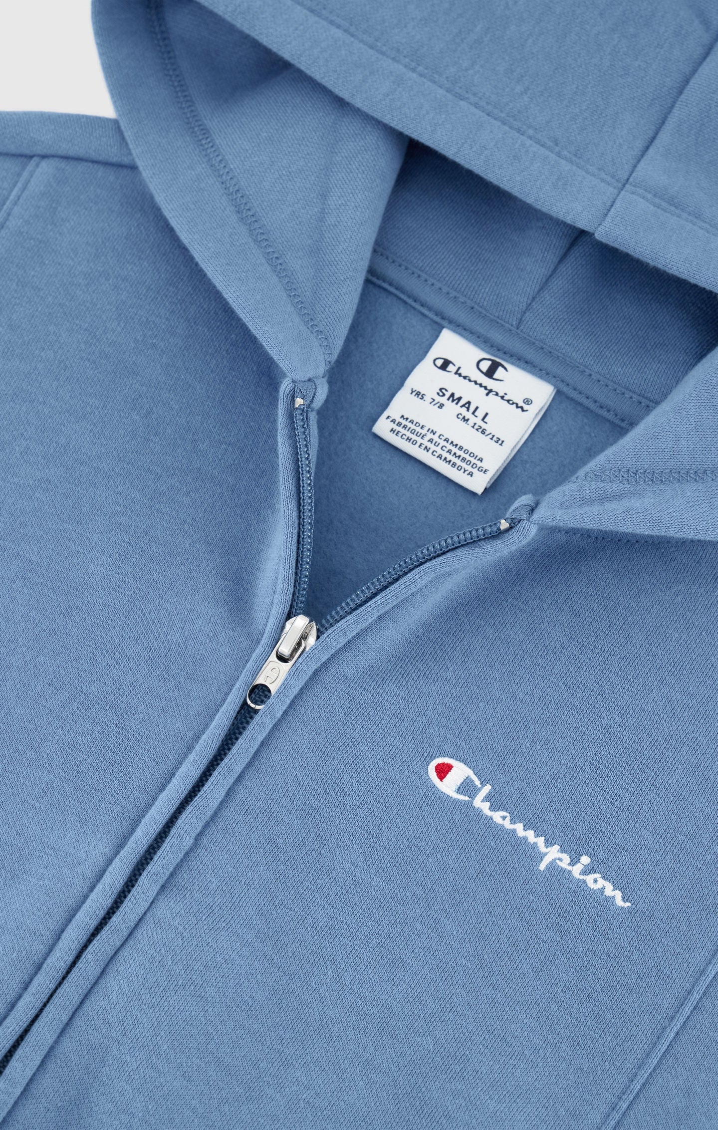 Hoodie für Mädchen mit durchgehendem Reißverschluss