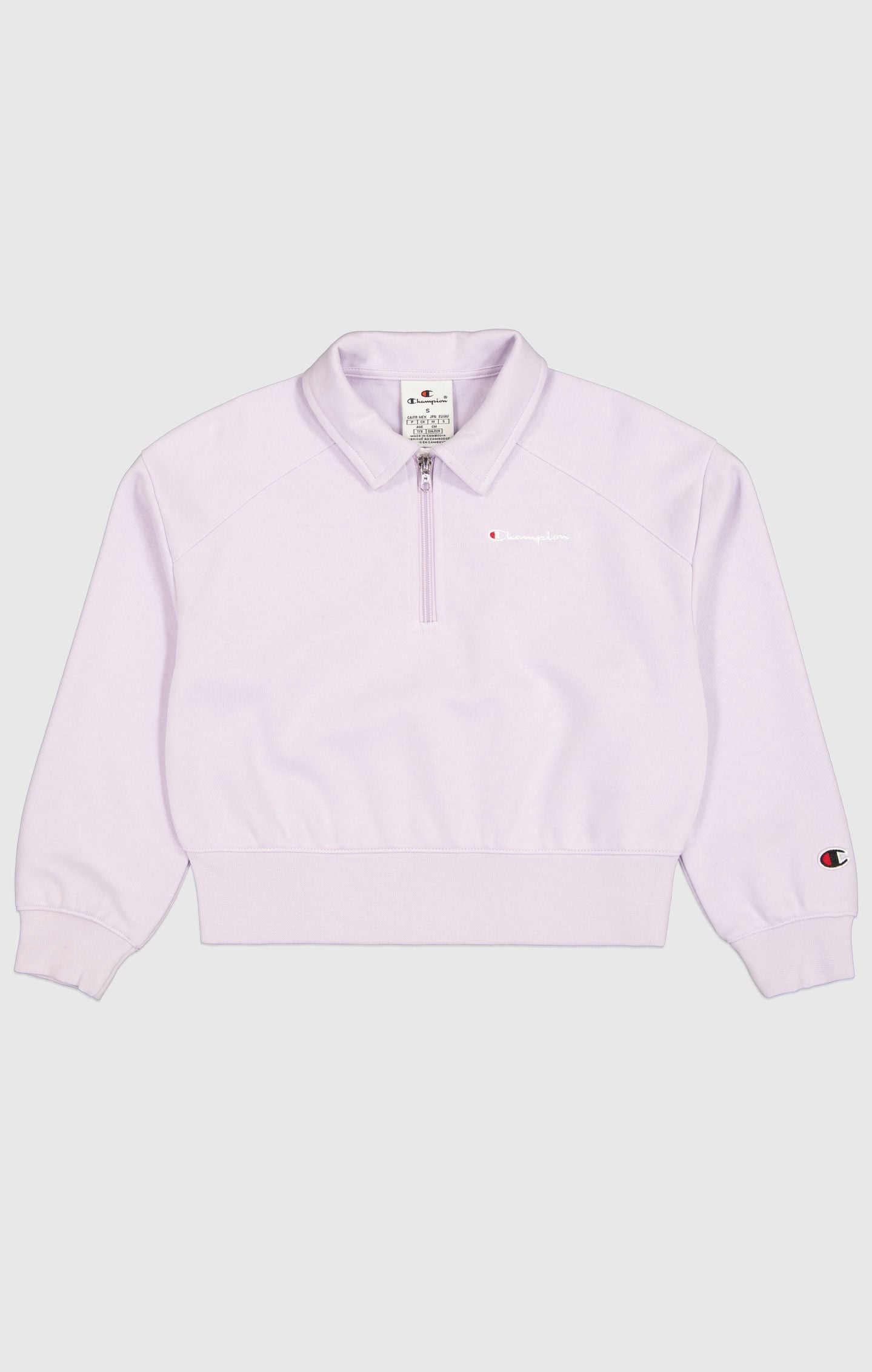 Girls Half Zip Sweatshirt