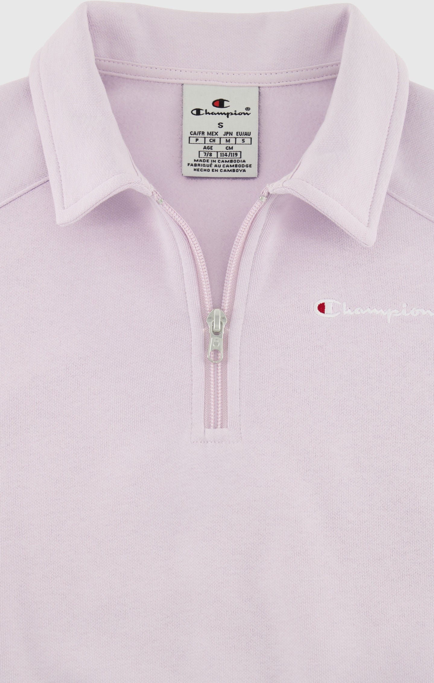 Girls Half Zip Sweatshirt