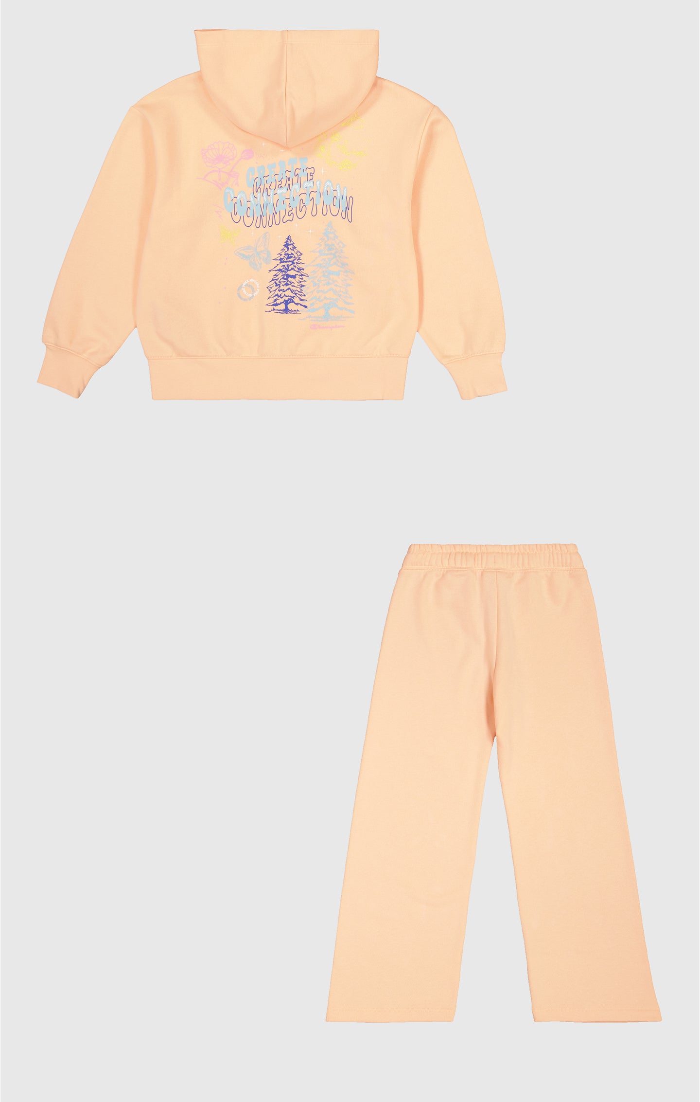 Jogginganzug für Mädchen mit weitem Bein