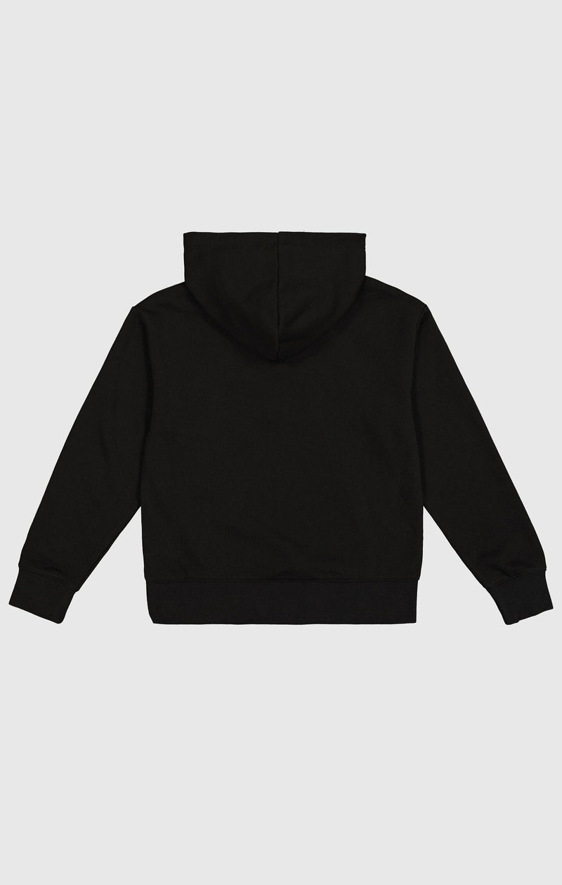 Ultraleichter Kapuzenpullover mit Großem Gesticktem Logo Mädchen