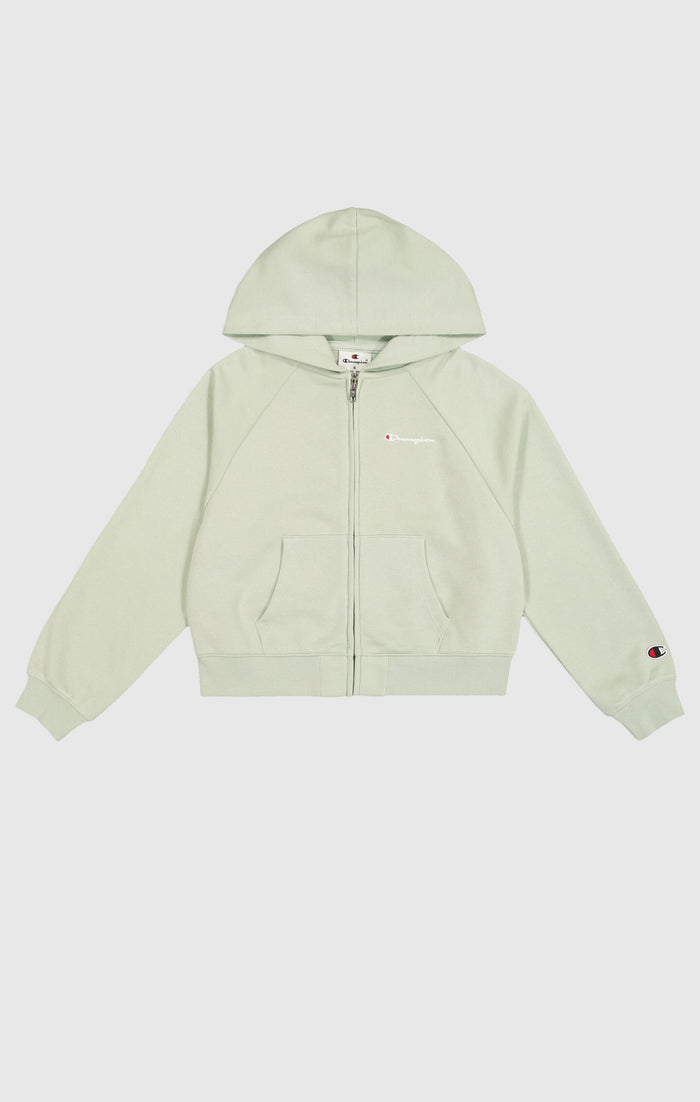 Girls' Lightweight Boxy Icons Full-Zip Hoodie