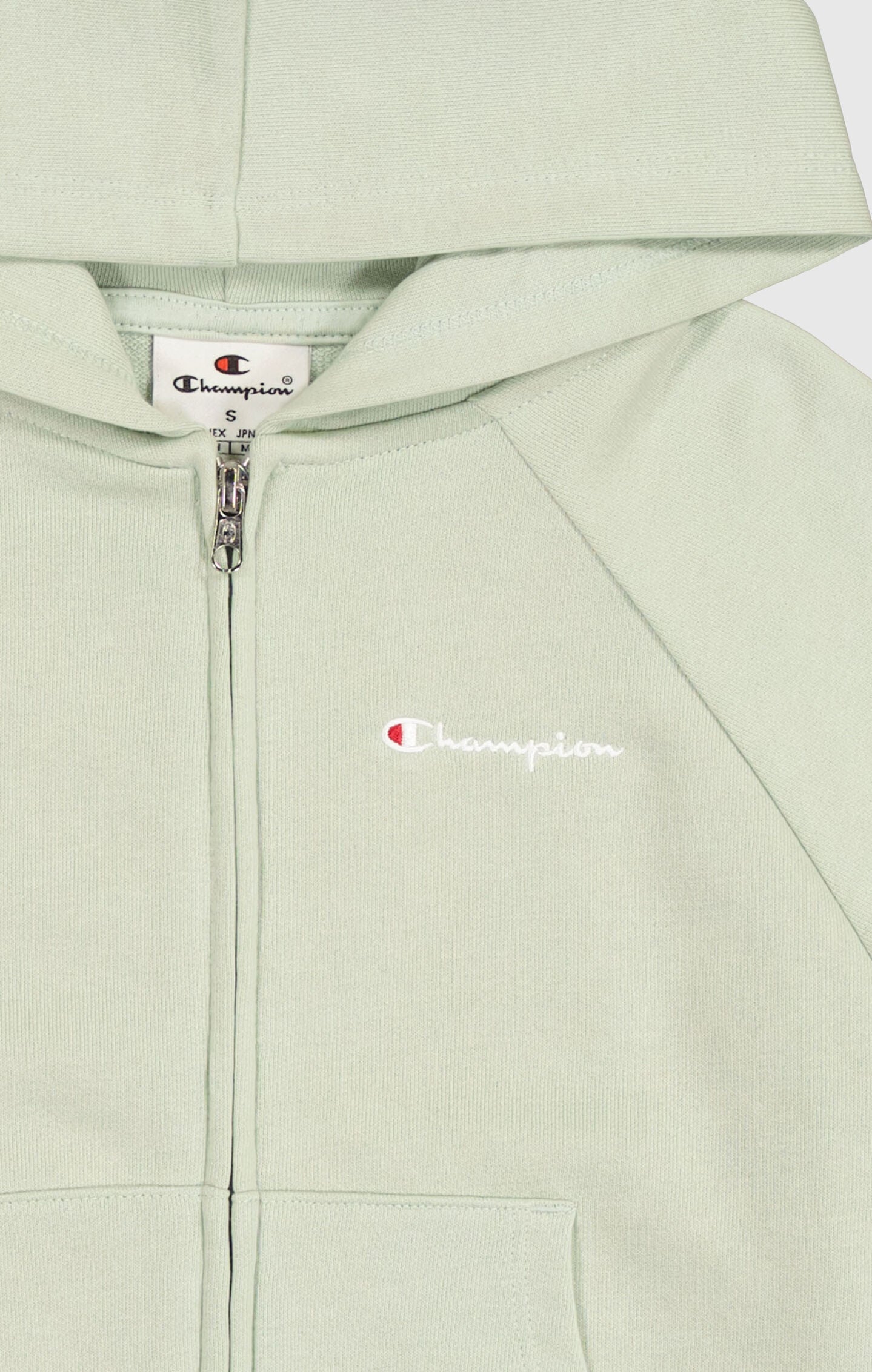 Leichter Boxy Kapuzenpullover Icons mit Durchgehendem Reißverschluss Mädchen