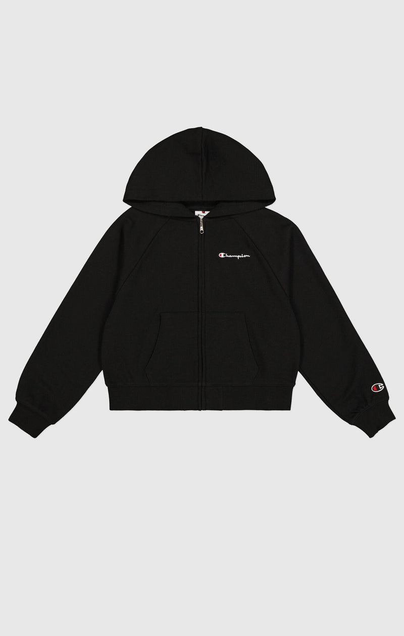 Sweat à Capuche Zippé Léger Coupe Boxy Icons Fille