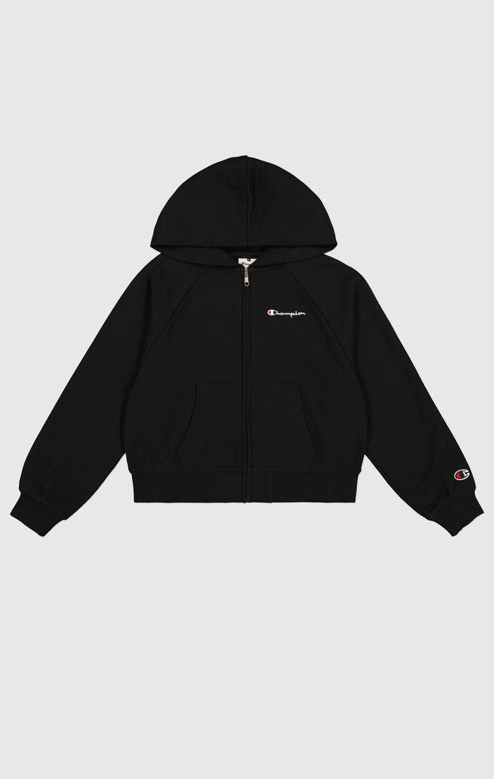 Girls' Lightweight Boxy Icons Full-Zip Hoodie