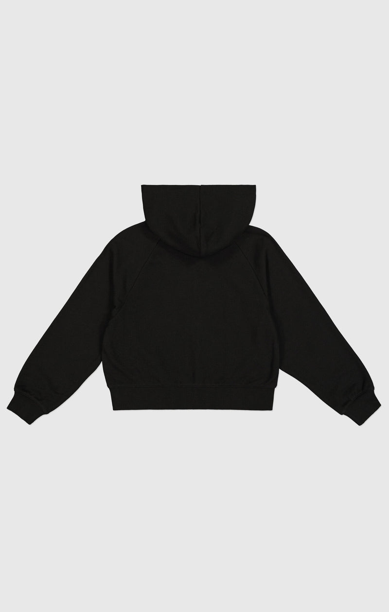 Sweat à Capuche Zippé Léger Coupe Boxy Icons Fille