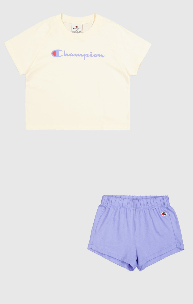 Set T-shirt + shorts Icons bambina